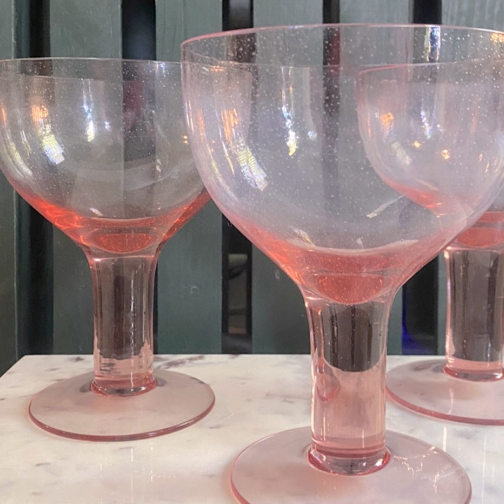 Pink Margarita Glass